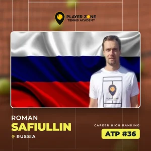 Roman Safiullin – Rusija – bivši igrač Player Zone Tennis Academy – karijerni maksimum ATP #36