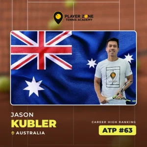 Jason Kubler – Australija – bivši igrač Player Zone Tennis Academy – karijerni maksimum ATP #63