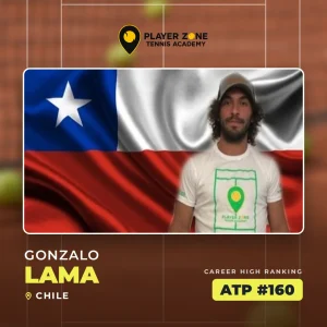 Gonzalo Lama – Čile – bivši igrač Player Zone Tennis Academy – karijerni maksimum ATP #160