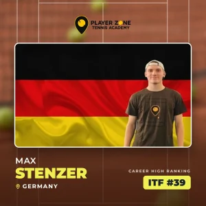 Max Stenzer – Nemačka – bivši igrač Player Zone Tennis Academy – karijerni maksimum ITF #39